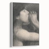 Monochrome Pointillism Art - Echo, Bathers at Asnières - Seurat’s Expressive Print