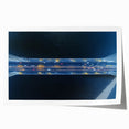 Stunning rolled print of a landscape bridge, showcasing vibrant colors and intricate details, elegantly packaged in a protective cardboard tube for safe delivery. Perfect for home decor enthusiasts seeking unique artwork.