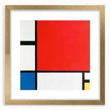 Abstract Minimalist Art - Modern Wall Art with Bold Geometric Design