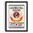 Grateful Dead Retro Wall Art - Vintage Barton Hall 1977 Poster