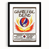 Grateful Dead Retro Wall Art - Vintage Barton Hall 1977 Poster