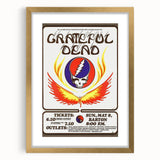 Grateful Dead Retro Wall Art - Vintage Barton Hall 1977 Poster