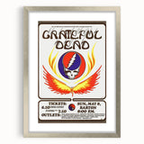 Grateful Dead Retro Wall Art - Vintage Barton Hall 1977 Poster