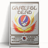 Grateful Dead Retro Wall Art - Vintage Barton Hall 1977 Poster