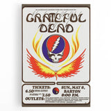 Grateful Dead Retro Wall Art - Vintage Barton Hall 1977 Poster