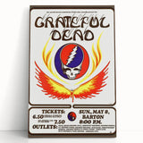 Grateful Dead Retro Wall Art - Vintage Barton Hall 1977 Poster