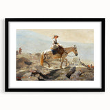 Realism Art Prints - The Bridle Path by Winslow Homer Mountain Scene Canvas