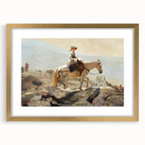 Realism Art Prints - The Bridle Path by Winslow Homer Mountain Scene Canvas