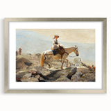 Realism Art Prints - The Bridle Path by Winslow Homer Mountain Scene Canvas