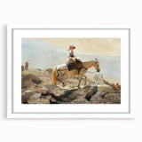Realism Art Prints - The Bridle Path by Winslow Homer Mountain Scene Canvas