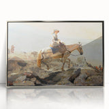 Realism Art Prints - The Bridle Path by Winslow Homer Mountain Scene Canvas