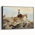 Realism Art Prints - The Bridle Path by Winslow Homer Mountain Scene Canvas