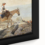 Realism Art Prints - The Bridle Path by Winslow Homer Mountain Scene Canvas
