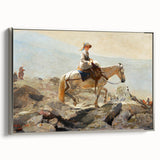 Realism Art Prints - The Bridle Path by Winslow Homer Mountain Scene Canvas