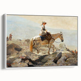 Realism Art Prints - The Bridle Path by Winslow Homer Mountain Scene Canvas
