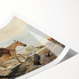 Realism Art Prints - The Bridle Path by Winslow Homer Mountain Scene Canvas