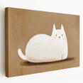 Nursery Wall Art – Peaceful Cat Illustration for Kids' Room Decor
