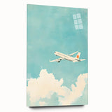 Airplane Nursery Wall Art - Baby Room & Kids Room Decor