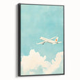 Airplane Nursery Wall Art - Baby Room & Kids Room Decor