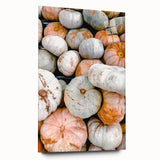 Large abstract wall art depicting vibrant autumn colors on acrylic glass, ideal for bedroom or dining room decor.