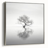 Framed canvas wall art featuring an abstract floral design in vibrant colors, set against a silver frame, showcasing elegant modern decor for home interiors.