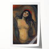 Edvard Munch's Madonna - Iconic Expressionist Artwork Wall Print