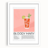 Abstract art print featuring swirling patterns in muted blue and green tones on a white framed canvas.