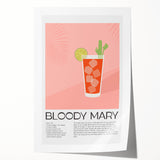 Extra large rolled print of floral art featuring vibrant red and green tones, ideal for dining room wall.