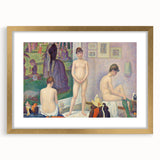 Models (Poseuses) by Seurat: Iconic Impressionist Figurative Wall Art