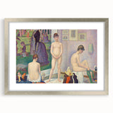 Models (Poseuses) by Seurat: Iconic Impressionist Figurative Wall Art