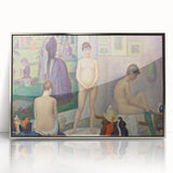 Models (Poseuses) by Seurat: Iconic Impressionist Figurative Wall Art