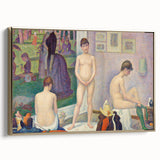 Models (Poseuses) by Seurat: Iconic Impressionist Figurative Wall Art