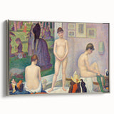 Models (Poseuses) by Seurat: Iconic Impressionist Figurative Wall Art