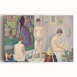 Models (Poseuses) by Seurat: Iconic Impressionist Figurative Wall Art