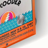 Grateful Dead Retro Wall Art - Vintage Monterey 1987 Poster