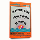 Grateful Dead Retro Wall Art - Vintage Monterey 1987 Poster