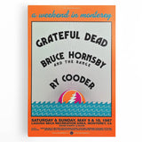 Grateful Dead Retro Wall Art - Vintage Monterey 1987 Poster