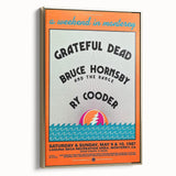 Grateful Dead Retro Wall Art - Vintage Monterey 1987 Poster