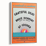 Grateful Dead Retro Wall Art - Vintage Monterey 1987 Poster