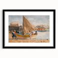 Realism Art Prints - Summertime by Winslow Homer Coastal Boat Scene Art