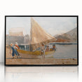 Realism Art Prints - Summertime by Winslow Homer Coastal Boat Scene Art