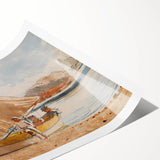 Realism Art Prints - Summertime by Winslow Homer Coastal Boat Scene Art