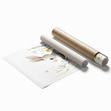 Bunny in Meadow Nursery Wall Art - Baby Room & Kids Decor