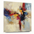 Abstract Art Prints – Bold Red, Blue, and Yellow Expression