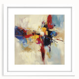 Abstract Art Prints – Bold Red, Blue, and Yellow Expression