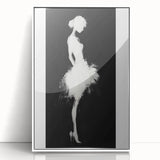 Framed abstract figurative wall art in white acrylic, showcasing vibrant colors and intricate design, perfect for modern home decor, enhancing aesthetic appeal.