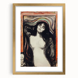 Edvard Munch's Madonna - Iconic Expressionist Oil Painting Print