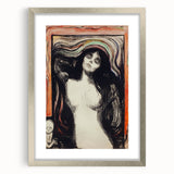 Edvard Munch's Madonna - Iconic Expressionist Oil Painting Print