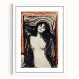 Edvard Munch's Madonna - Iconic Expressionist Oil Painting Print