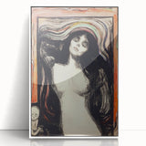 Edvard Munch's Madonna - Iconic Expressionist Oil Painting Print
